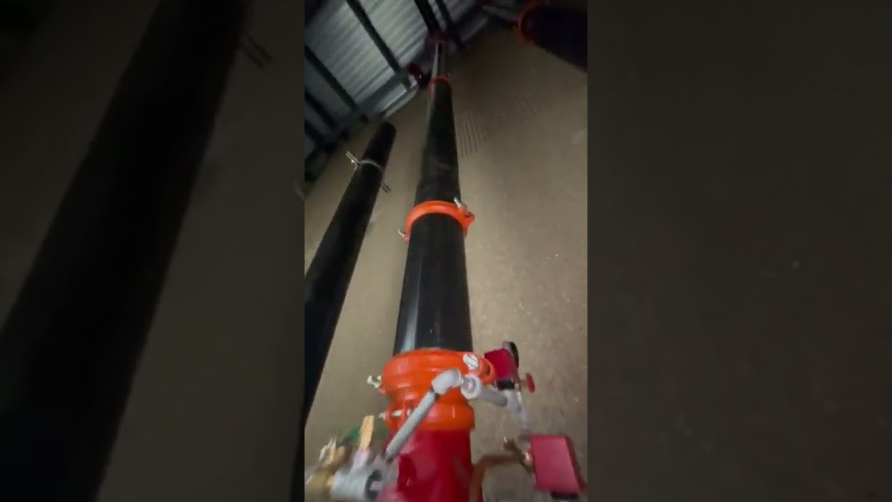 Dry system 8”-6” and 2 1/2” lines…sprinkler system install