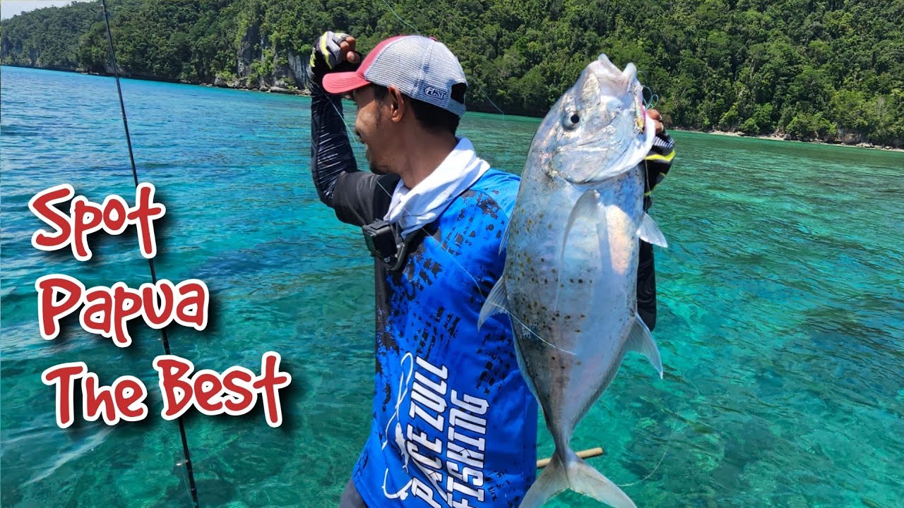 CASTING KARANG DANGKAL PAPUA, SUNGGUH TERBAIK SPOT INI👍🤙🎣