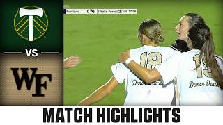 Portland vs. Wake Forest Match Highlights | 2026 ACC Womens Soccer