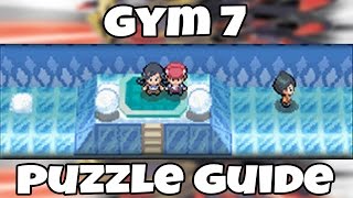 Snowpoint City Gym puzzle guide on Pokemon Platinum