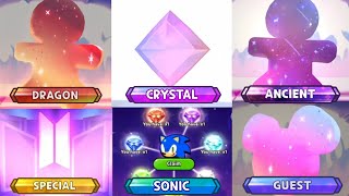 all crk cookie gacha rarity animations! 💎