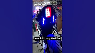 New Tail Cover For Yamaha R15 V3 & V4 Modified #shorts #taillamp #modified #r15v3 #r15v4 #ajshohan