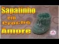 Passo a passo Sapatinho Crochê Amore - Professora Simone