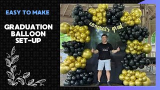 Graduation Balloon set up (balloon ecoration)
