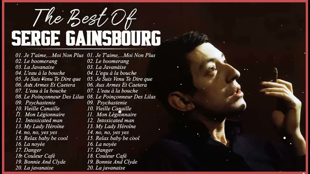 Les Plus Grands Succès De Serge Gainsbourg – Partition Piano, Chant, Guitare