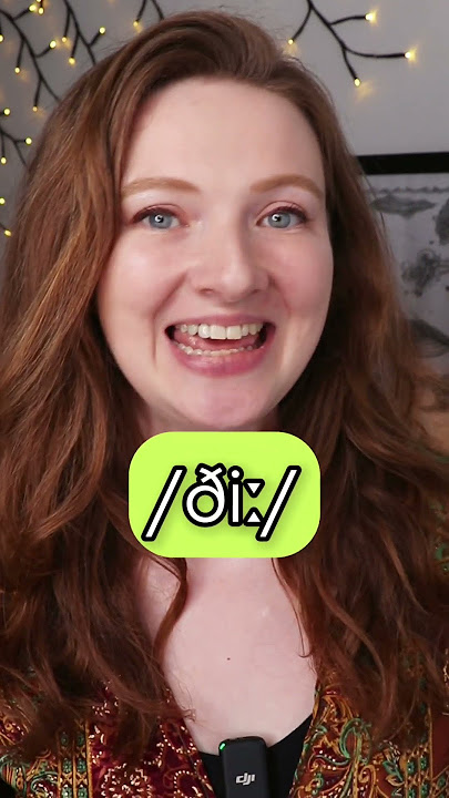 How to Pronounce 'the' in English (TWO WAYS!)