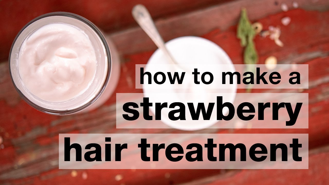How to Make DIY Strawberry Kiwi Conditioning Hair Treatment