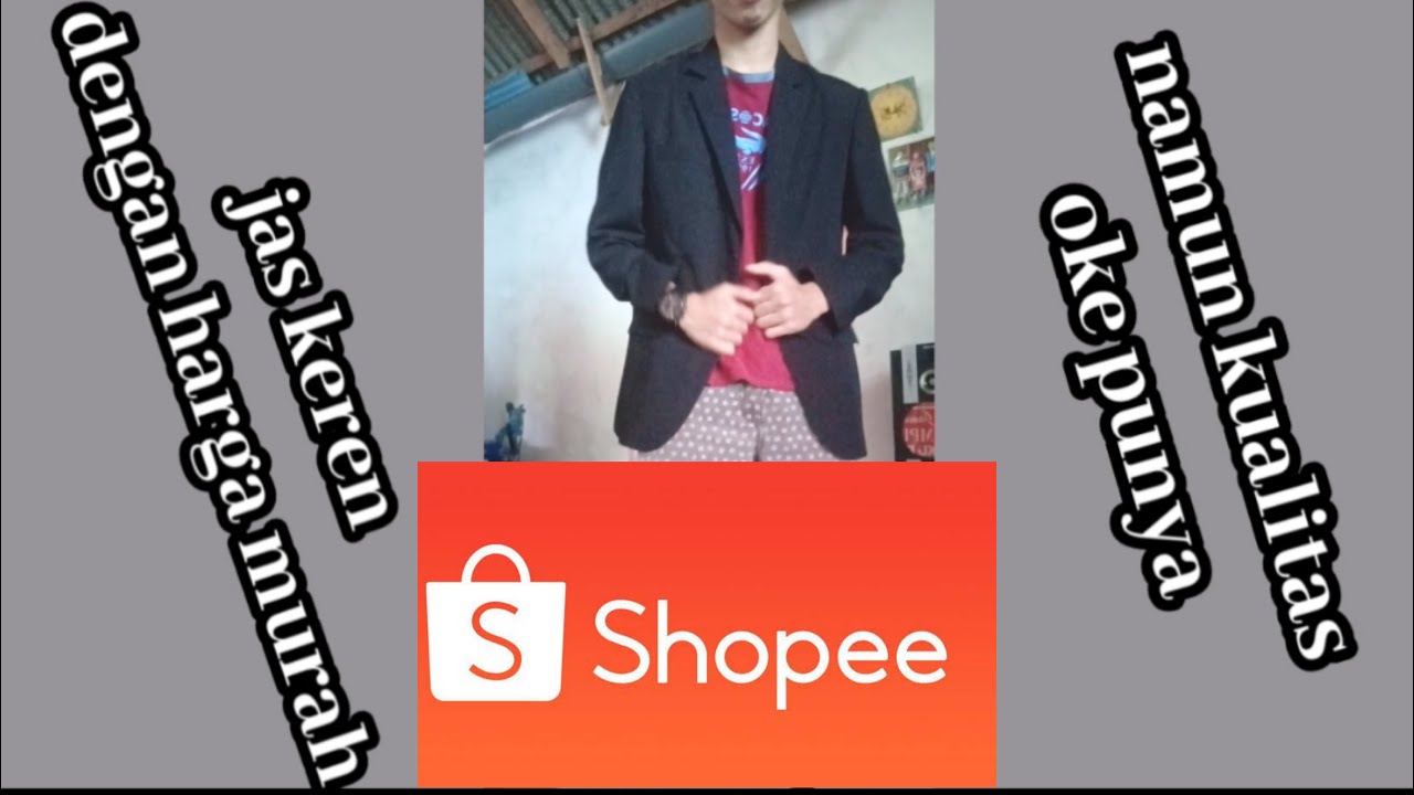 Review Jas Blazer Pria Shopee Termurah Cuma 160an | Reviewing Achmad Kuy.