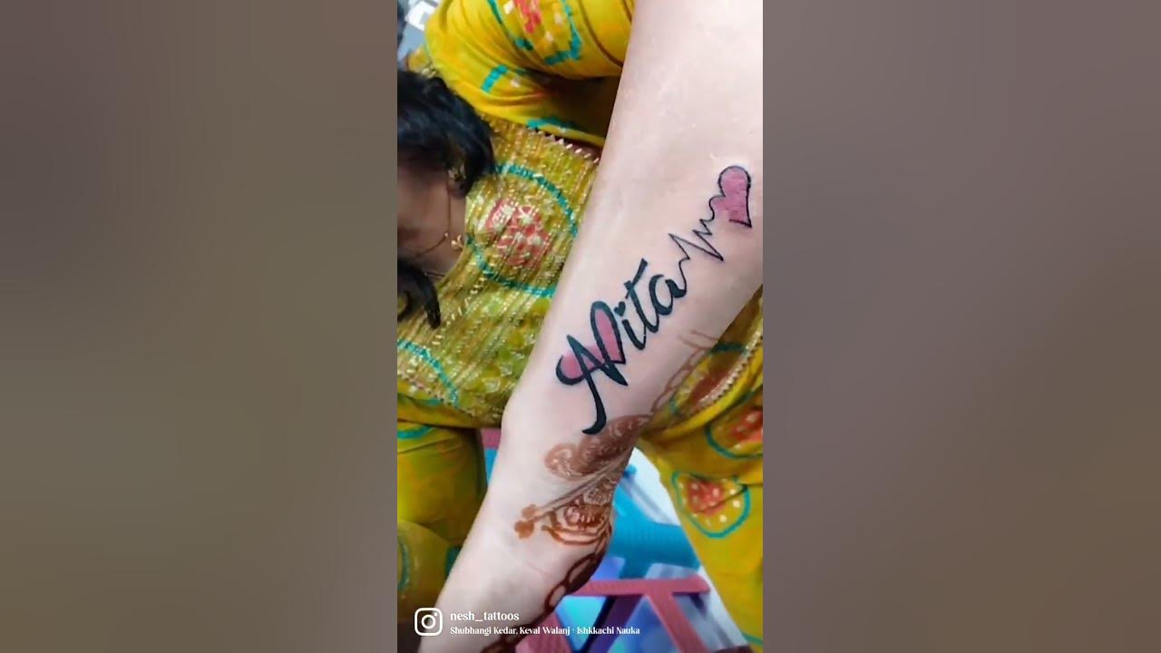 nita-name-tattoo-for-girl-s-tattoo-design-nesh-tattoo-s-baramati-youtube