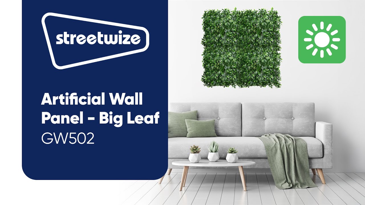 Artificial Wall Panel - Big Leaf