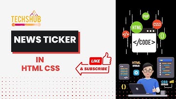 how to Create a News Ticker in HTML & CSS