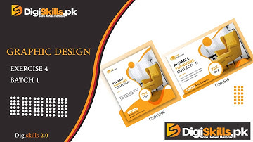 Graphic Design Exercise 4 Solution Batch 01 | Digiskills 2.0 | dstp 2.0