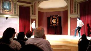 Muestra Esgrima Jos Gómez Y Guillermo Pardo.