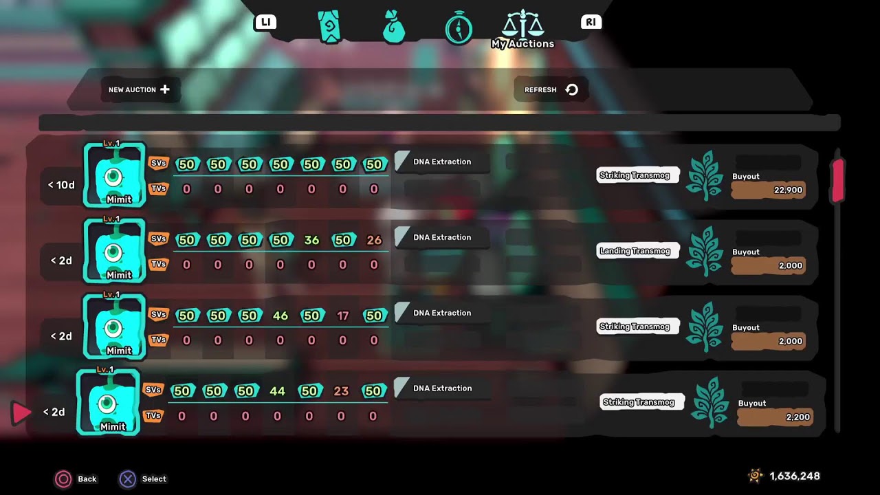 TEMTEM | SELLING MY PERFECT LUMA MINOTHOR + POSTEL SERVICE + AUCTION HOUSE