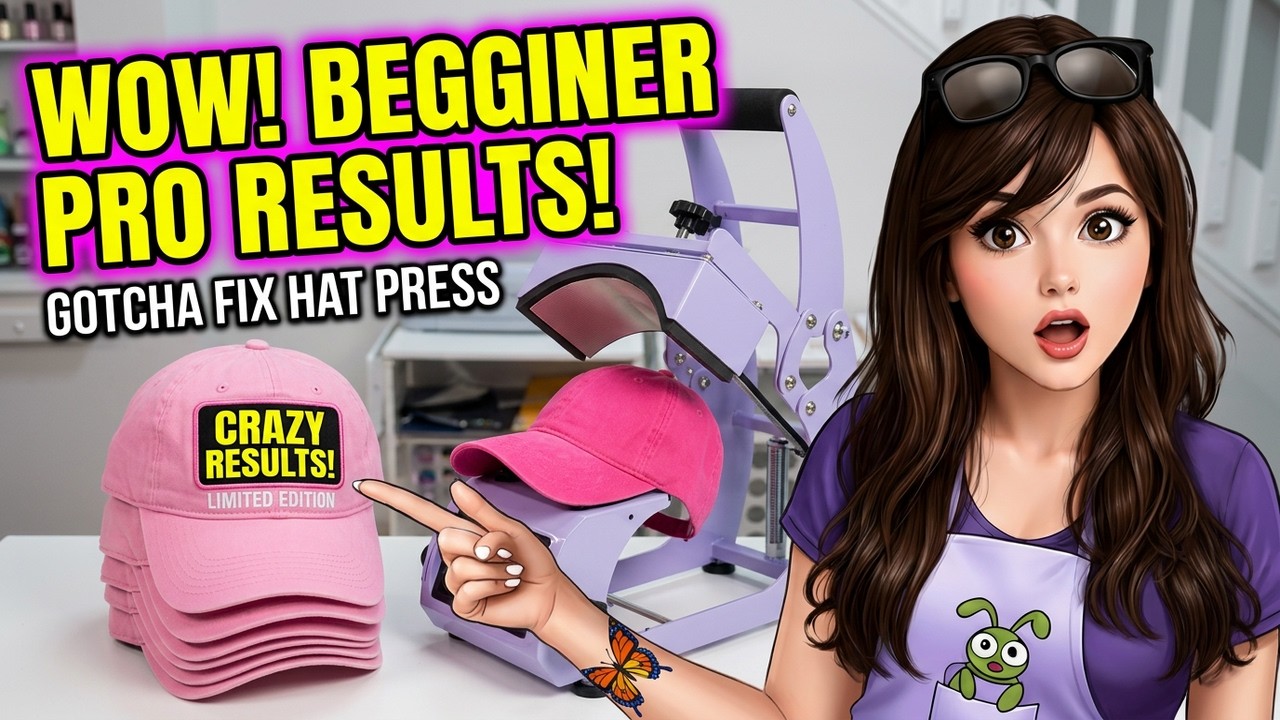 Hat Press Machine For Beginners - Complete Setup & Results - YouTube