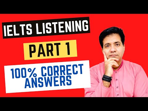 Ielts Listening Part 1: 100% Correct Answers By Asad Yaqub