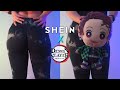 SHEIN ACTIVEWEAR LEGGINGS X DEMON SLAYER PLUSH