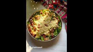 سلطه سيزر الدجاج الصحيه مع طريقه الصوص اللذيذ healthy Caesar salad