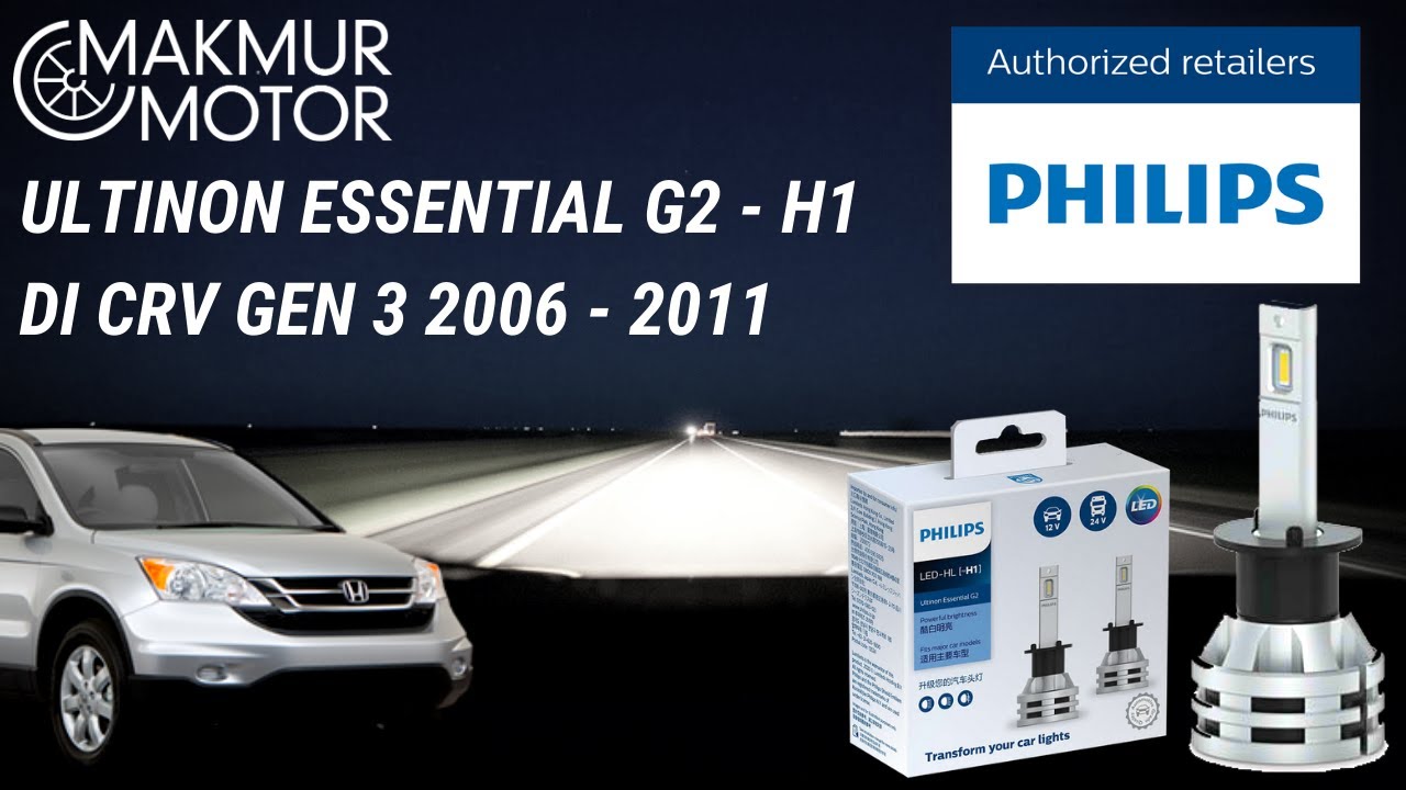 PHILIPS ULTINON ESSENTIAL G2 H1 FOR CRV GEN 3 ( 2007 - 2012 )