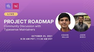 Typesense Community Call with Maintainers- Jason Bosco & Kishore Nallan