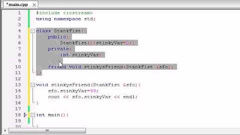 Buckys C++ Programming Tutorials - 48 - friend