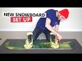 How to Set Up your Snowboard + First Trick to Learn