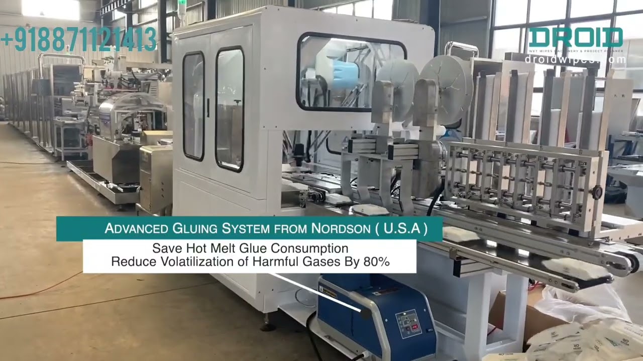 Wet-wipes Machines, Lid Applicator, plastic caping machine, @Droid LM70 @best technology, Robot