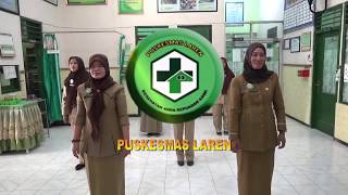 SENAM 6 LANGKAH CUCI TANGAN PUSKESMAS LAREN LAMONGAN