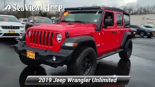 Certified 2019 Jeep Wrangler Unlimited Sport S, Ocean Township, NJ D220172A screenshot 5