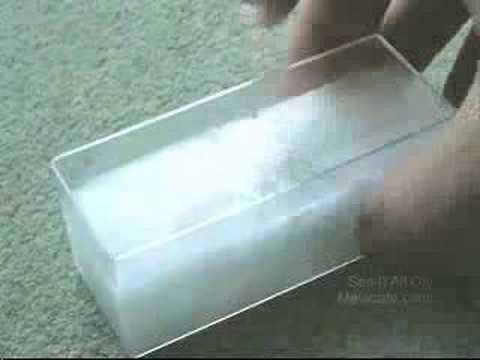 Amazing trick with ice and water