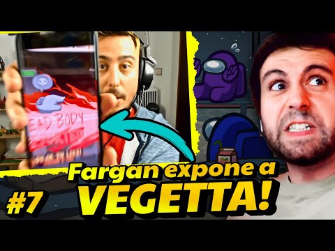 Fargan EXPONE a VEGETTA en SU MOVIL JAJA! SI TE RÍES PIERDES #7 | AMONG US