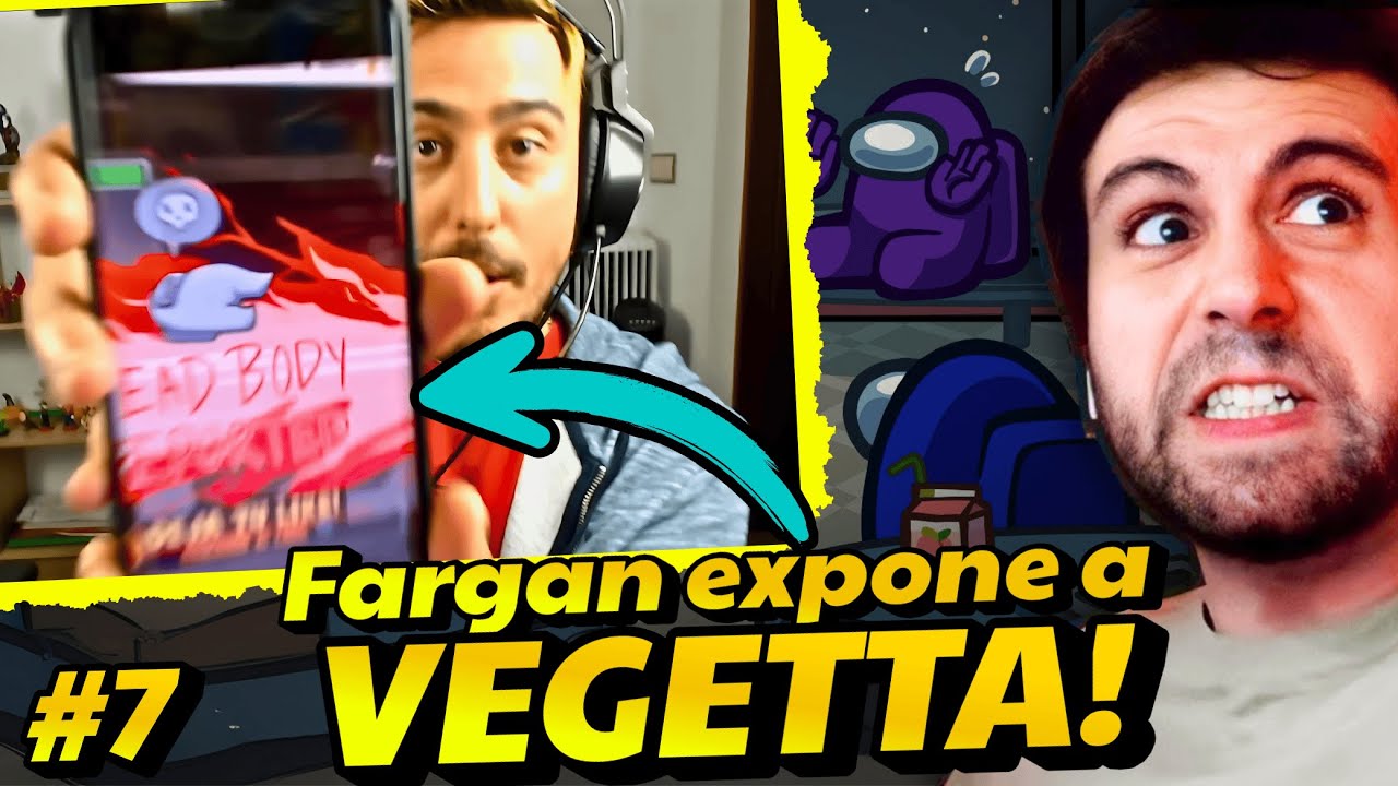 Fargan EXPONE a VEGETTA en SU MOVIL JAJA! SI TE RÍES PIERDES #7 | AMONG US