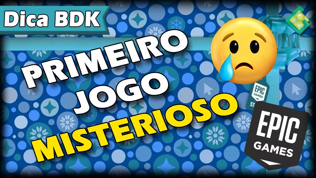 O PRÓXIMO JOGO GRÁTIS MISTERIOSO da EPIC GAMES STORE e CUPOM de 33% de  DESCONTO da EPIC! 
