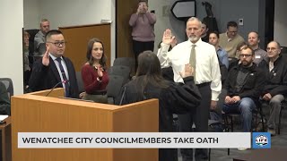 Wenatchee City Councilmembers take oath