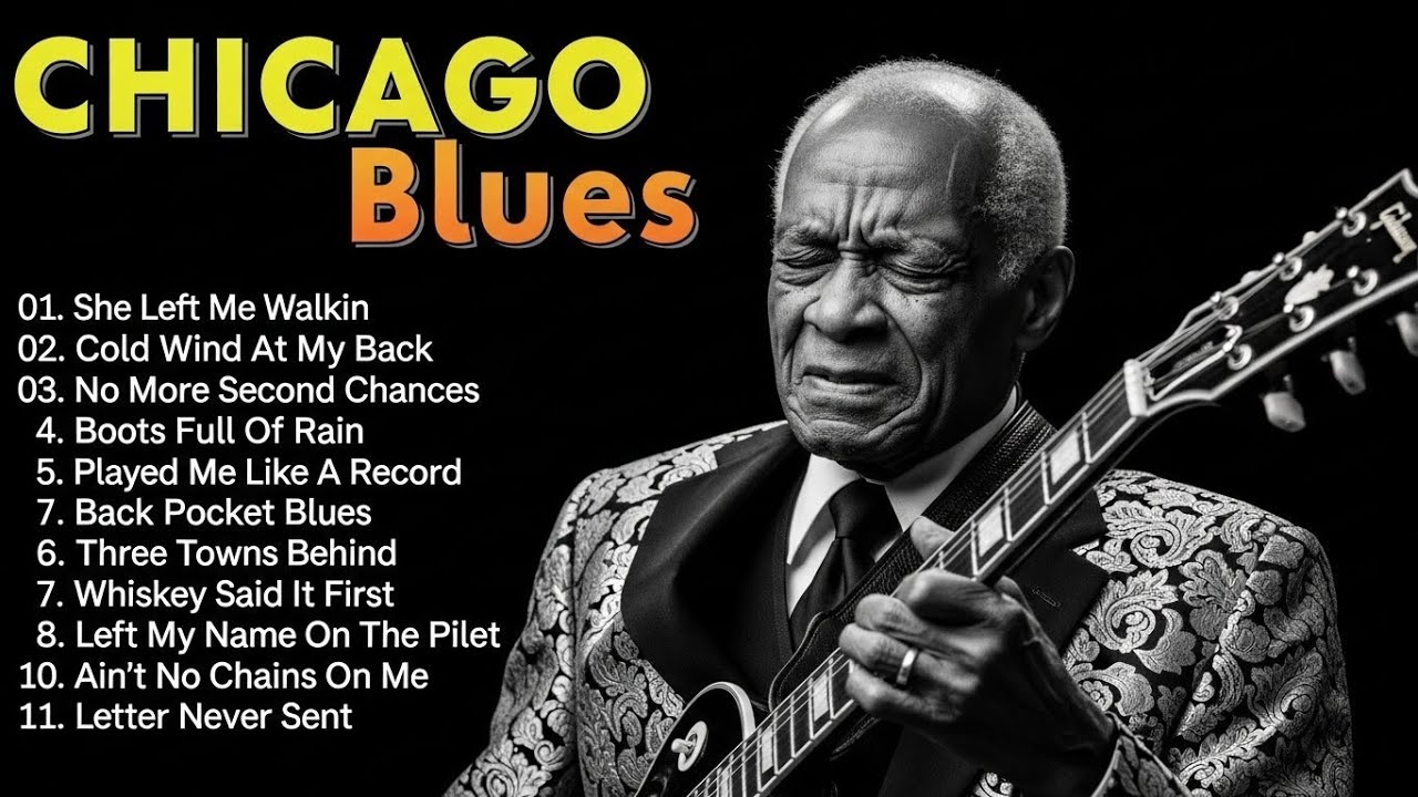 Smooth Chicago Blues for Night | Emotional Guitar Sound