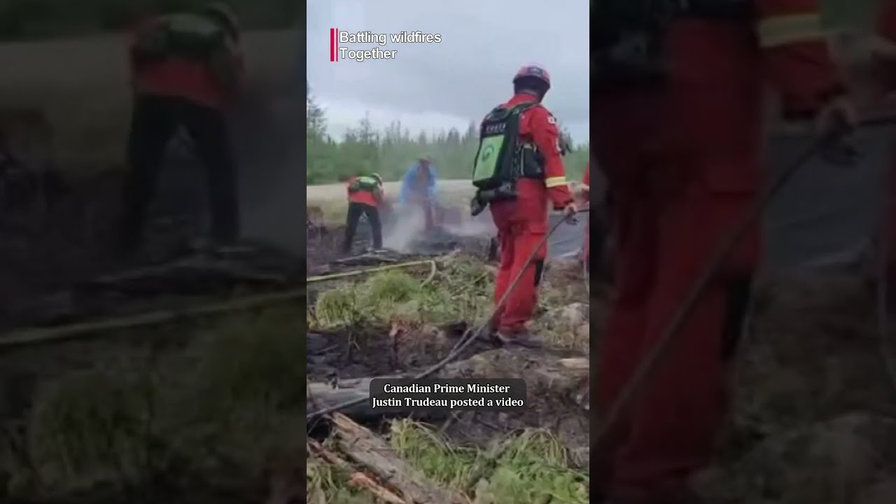 Canadian Leader Thanks S Korean Firefighting Team For Battling Wildfires In Quebec