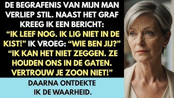 Op de begrafenis van mijn man kreeg ik een bericht: “Ik leef nog, vertrouw niemand!”