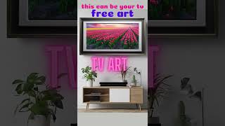 FREE TV ART FRAME 🌹🪷🌺#art #relax #painting