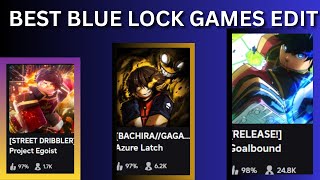 All The Best Blue Lock Games In One Edit Al Gb Pe