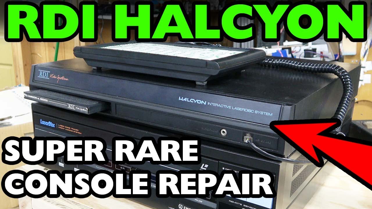 Super Rare RDI Halcyon Laserdisc Game System Prototype Repair YouTube