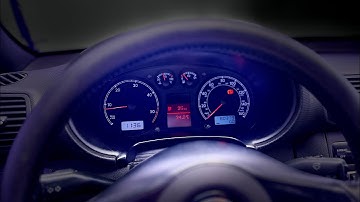 Needle sweep and “welcome” message in a Seat leon 1m Fr 20VT with Vw Passat B5 full fis cluster