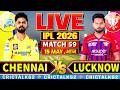 LIVE IPL MATCH: Chennai v Lucknow, IPL 2026, Cricket Live Match Today Score Commentary, 4 Overs