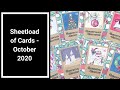 October 2020 Sheetload of Cards Project Share - Using Classic Vintage Paper Pad by Craftsmart