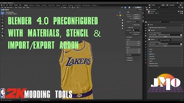 [NBA2K Modding Tools] Showcasing Blender 4.0.2 Pre-Configured with addons