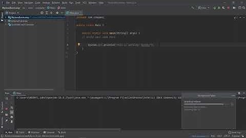 1. Creating a java project in IntelliJ IDEA