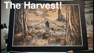 Spooky Stampscapes: The Harvest (fast version)