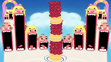 PANCAKE RUN lvl 24 27 Best Gameplay ios Android