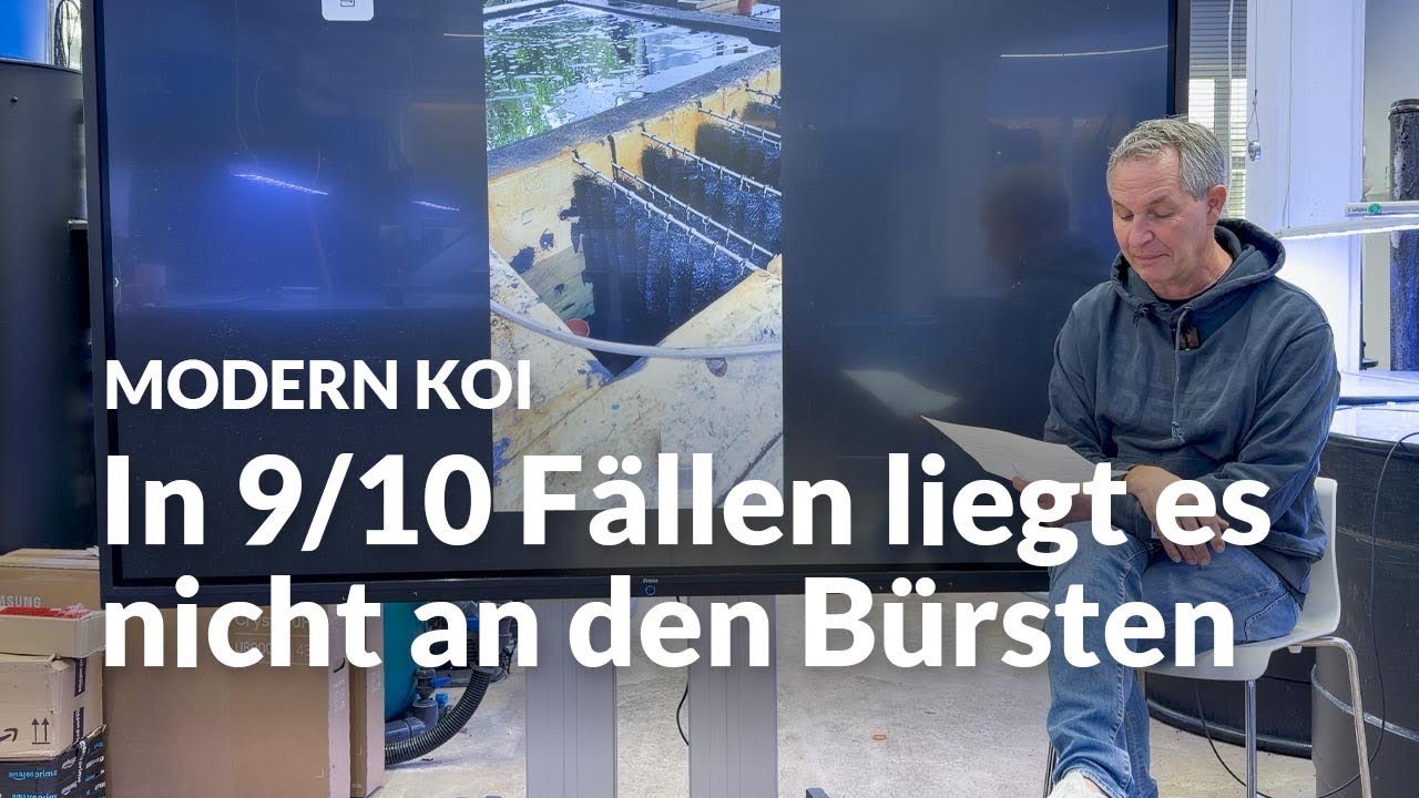 Was, wenn der Bürstenfilter nicht die gewünschte Klarheit bringt? | Modern Koi Blog #7996