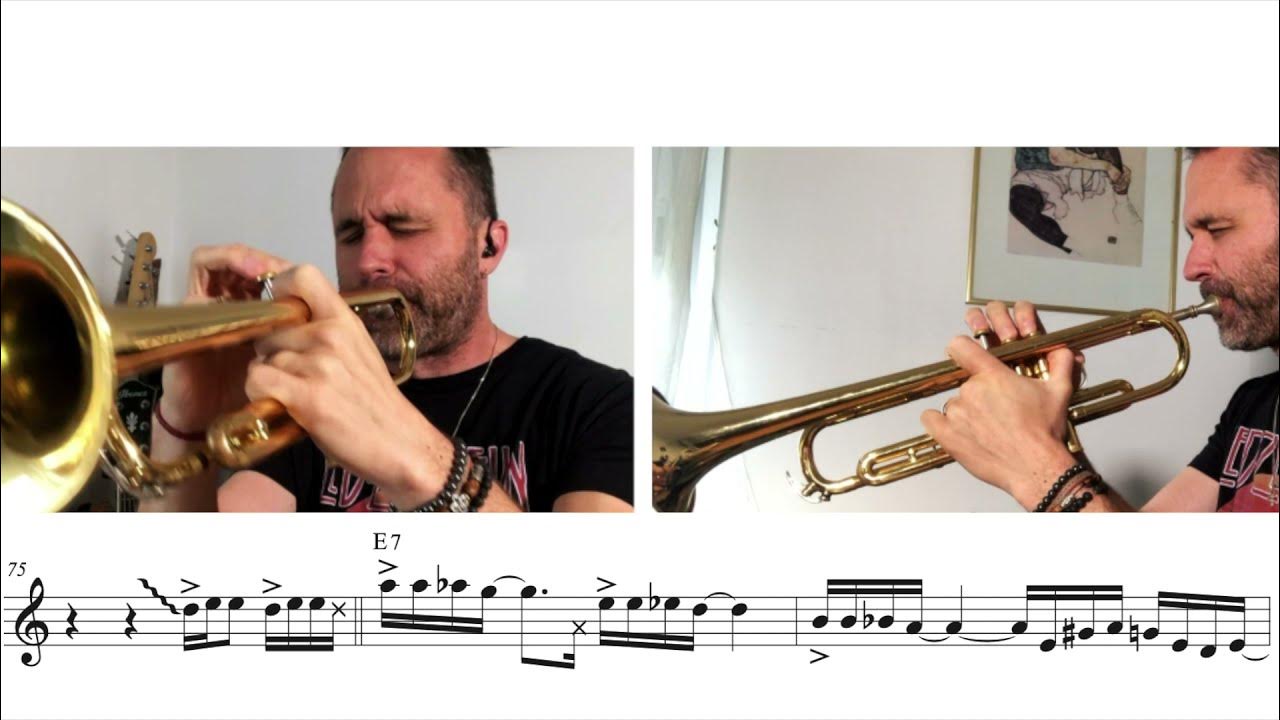 FUNK TRUMPET SOLO TRANSCRIPTION VIDEO - 2022 - Francois Faverais 