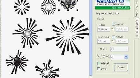 Corel VBA Macro (Flares)